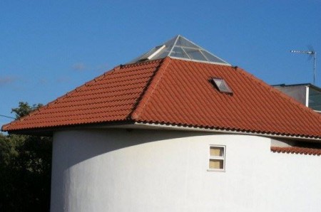 Telhado em forma de Pirâmide